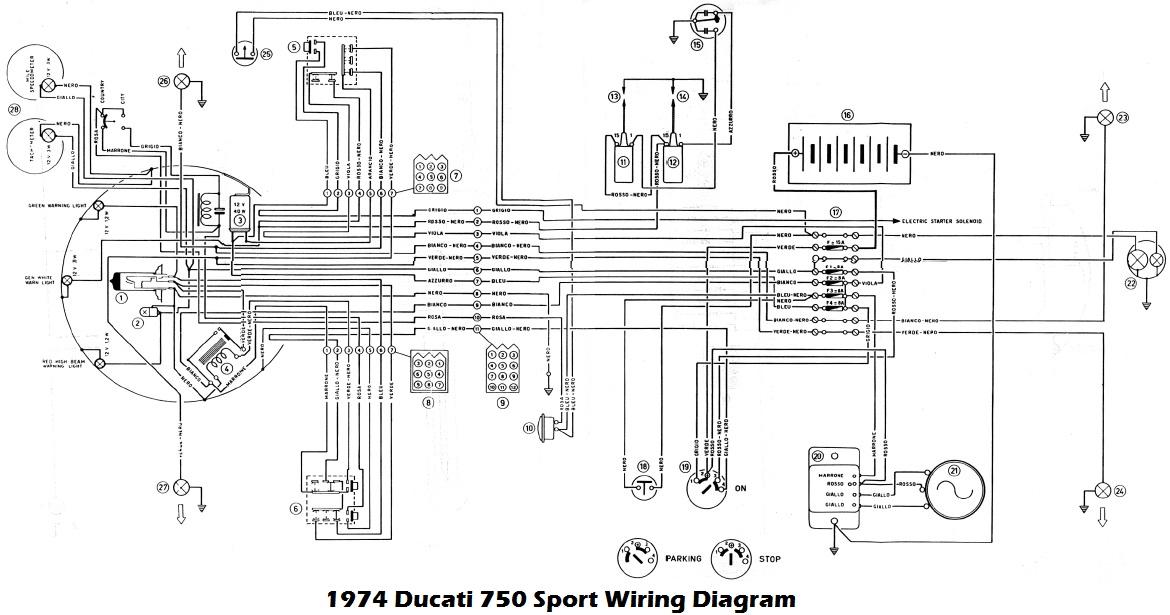 Ducati Motorcycles Scooters Manuals, Motorcycle Wiring Diagram Pdf